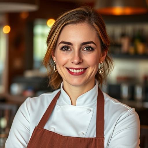 Portrait de Sophie Martin, sous-chef du restaurant Le Rendez-vous.